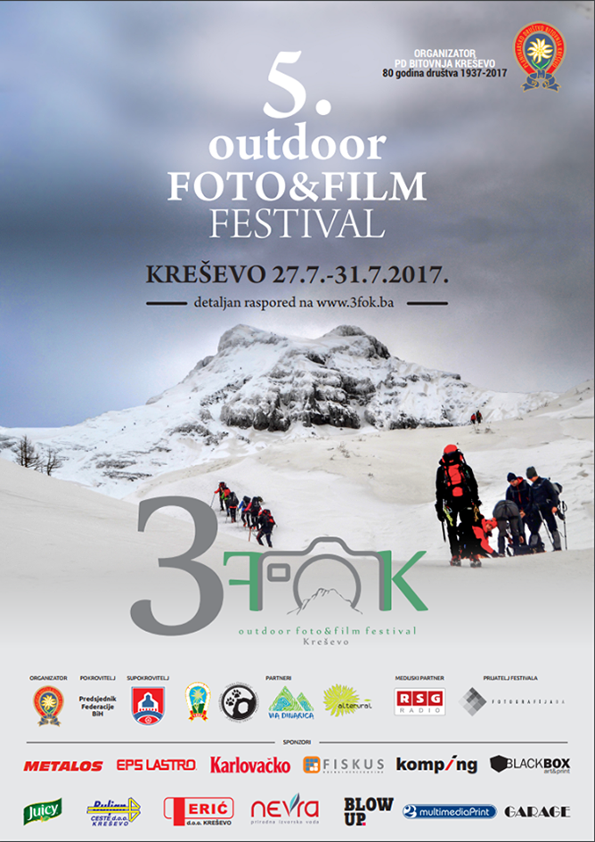 Počinje 5. Outdoor foto&film festival 3FOK