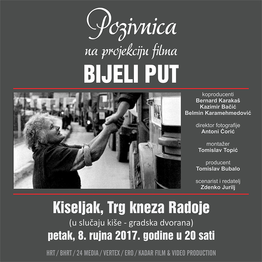 Najava: U Kiseljaku projekcija dokumentarnog filma "Bijeli put"