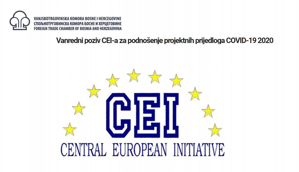 Srednjoevropska inicijativa (CEI) pokrenula izvanredni poziv za podnošenje projektnih prijedloga kao odgovor na pandemiju izazvanu corona virusom