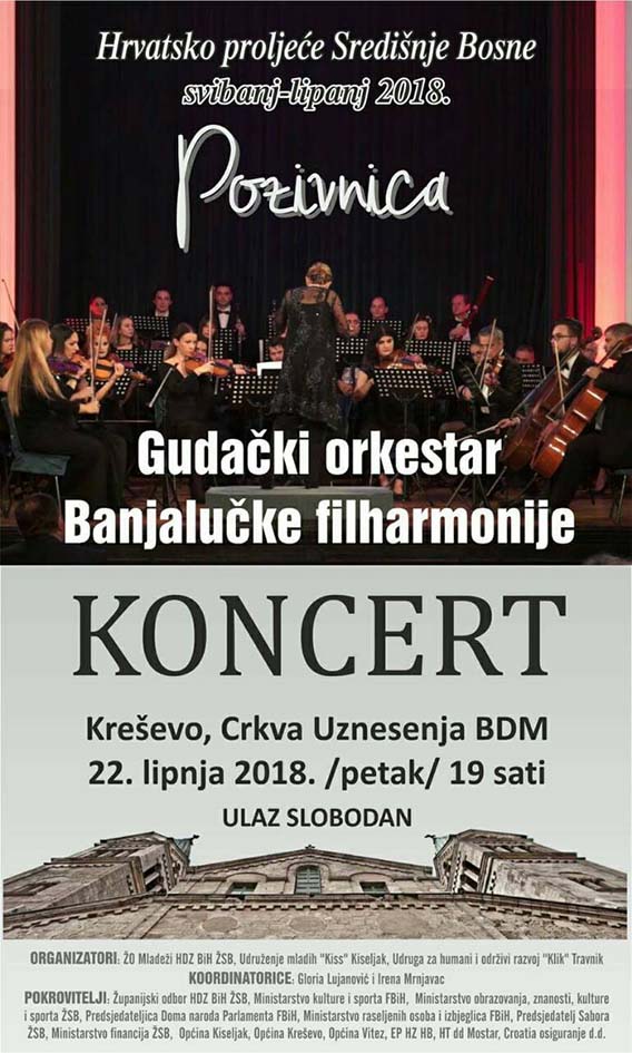 Koncert gudačkog orkestra Banjalučke filharmonije - najava
