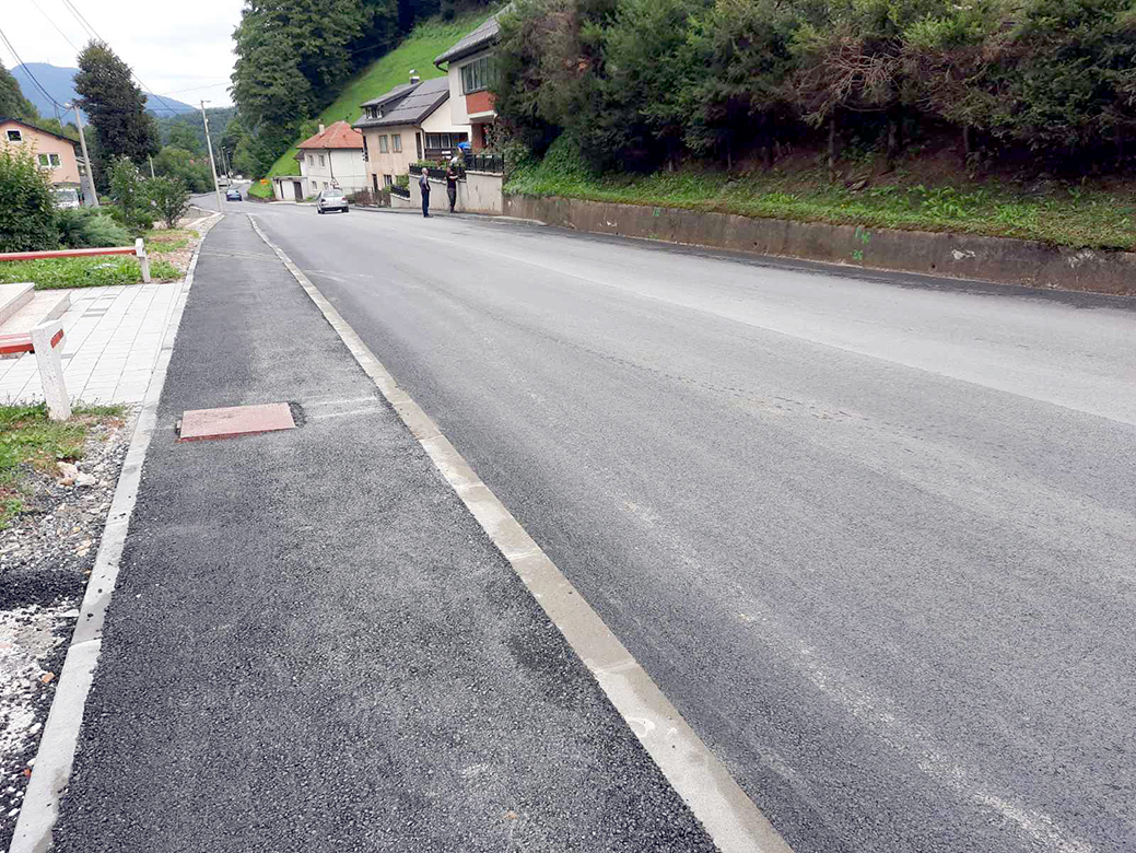Završeni radovi na rekonstrukciji ceste na ulazu u Kreševo 
