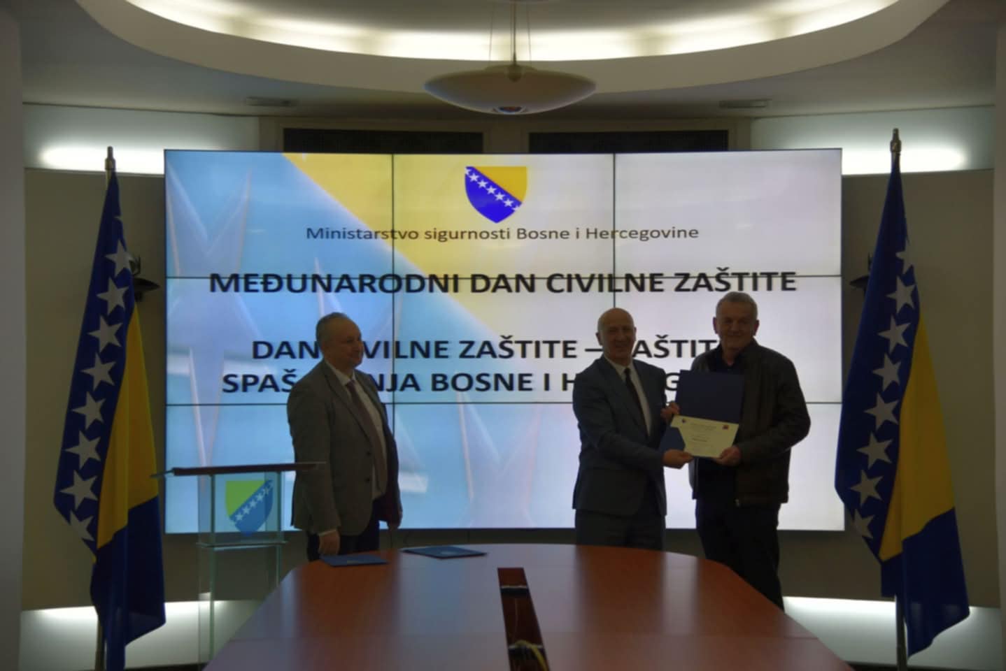 Međunarodni dan Civilne zaštite: Ivica Bošnjak o važnosti prevencije, Tihomir Perić dobitnik priznanja za izuzetan doprinos civilnoj zaštiti u BiH