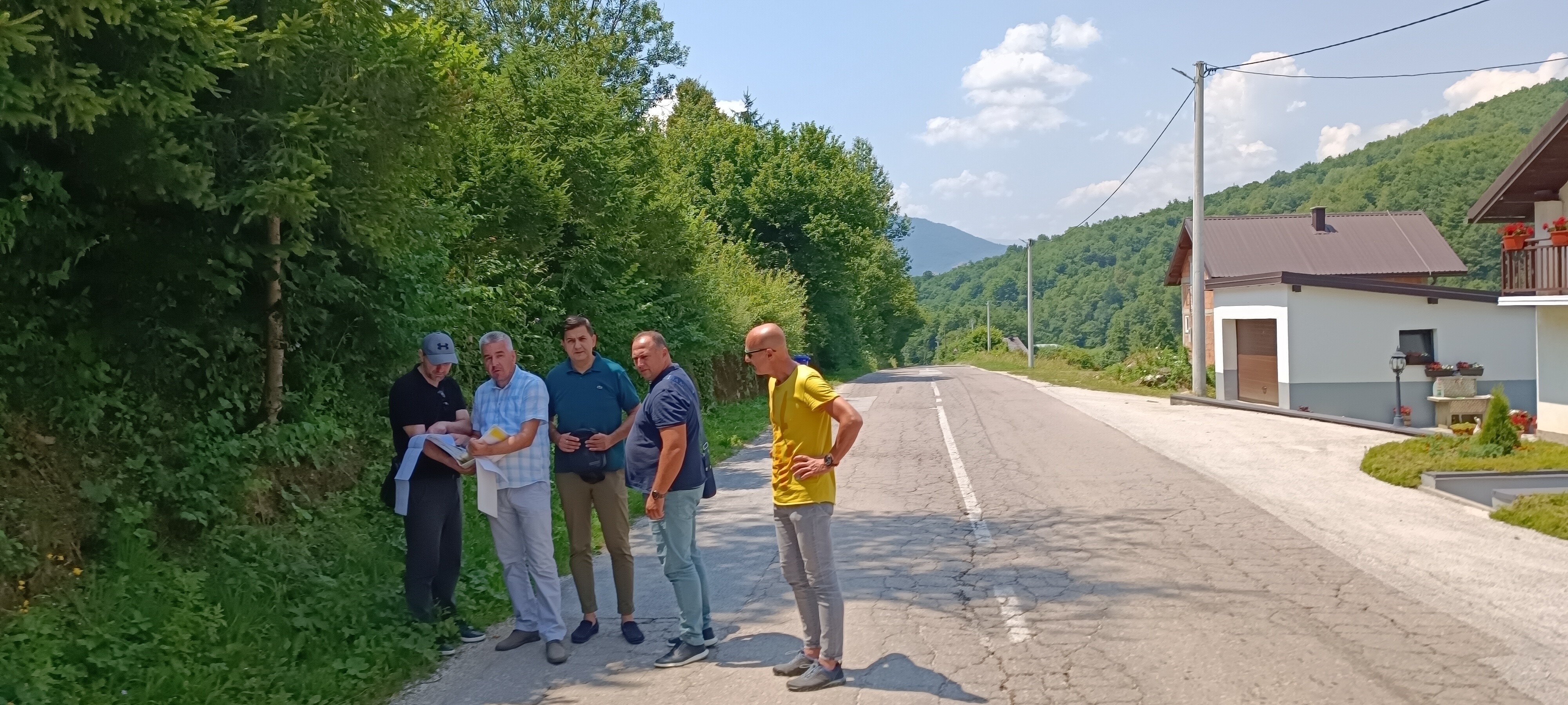 Predstavnici Županijske Direkcije za ceste posjetili Kreševo: Uskoro rekonstrukcija ceste na dionici Volujak - Han Ivica