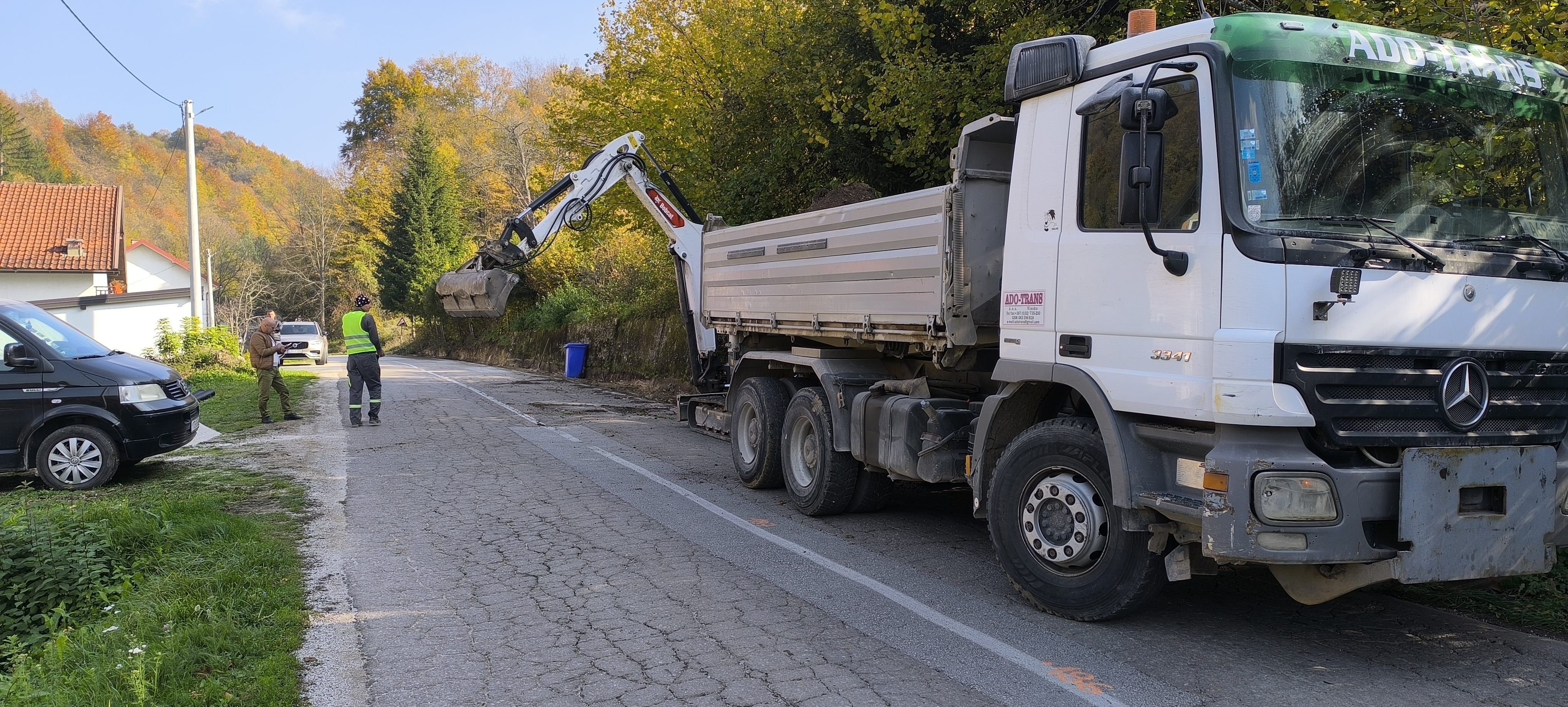 Započeli radovi na rekonstrukciji ceste na dionici Volujak - Han Ivica