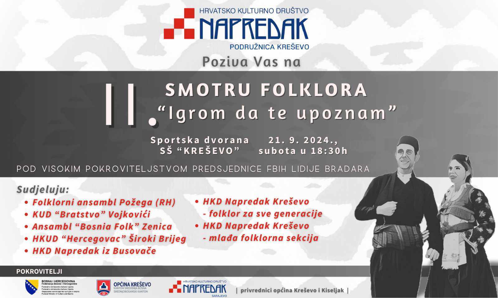 „Igrom da te upoznam” - Smotra folklora Kreševo