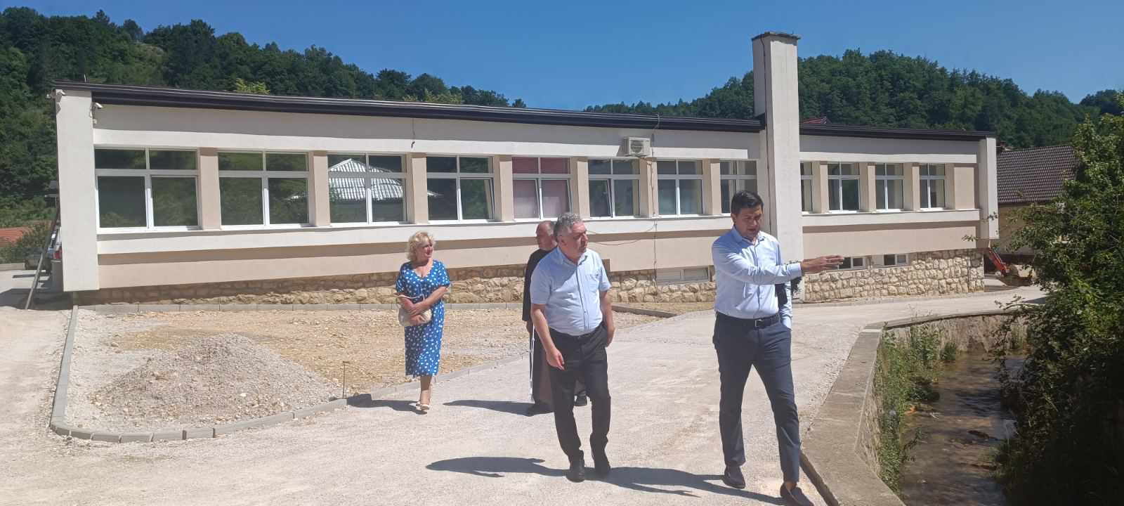 Pejak i Vidović obišli radove na vanjskom uređenju Doma zdravlja Kreševo