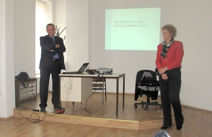 Održana prezentacija Programa poticaja zapošljavanja u 2014. godini
