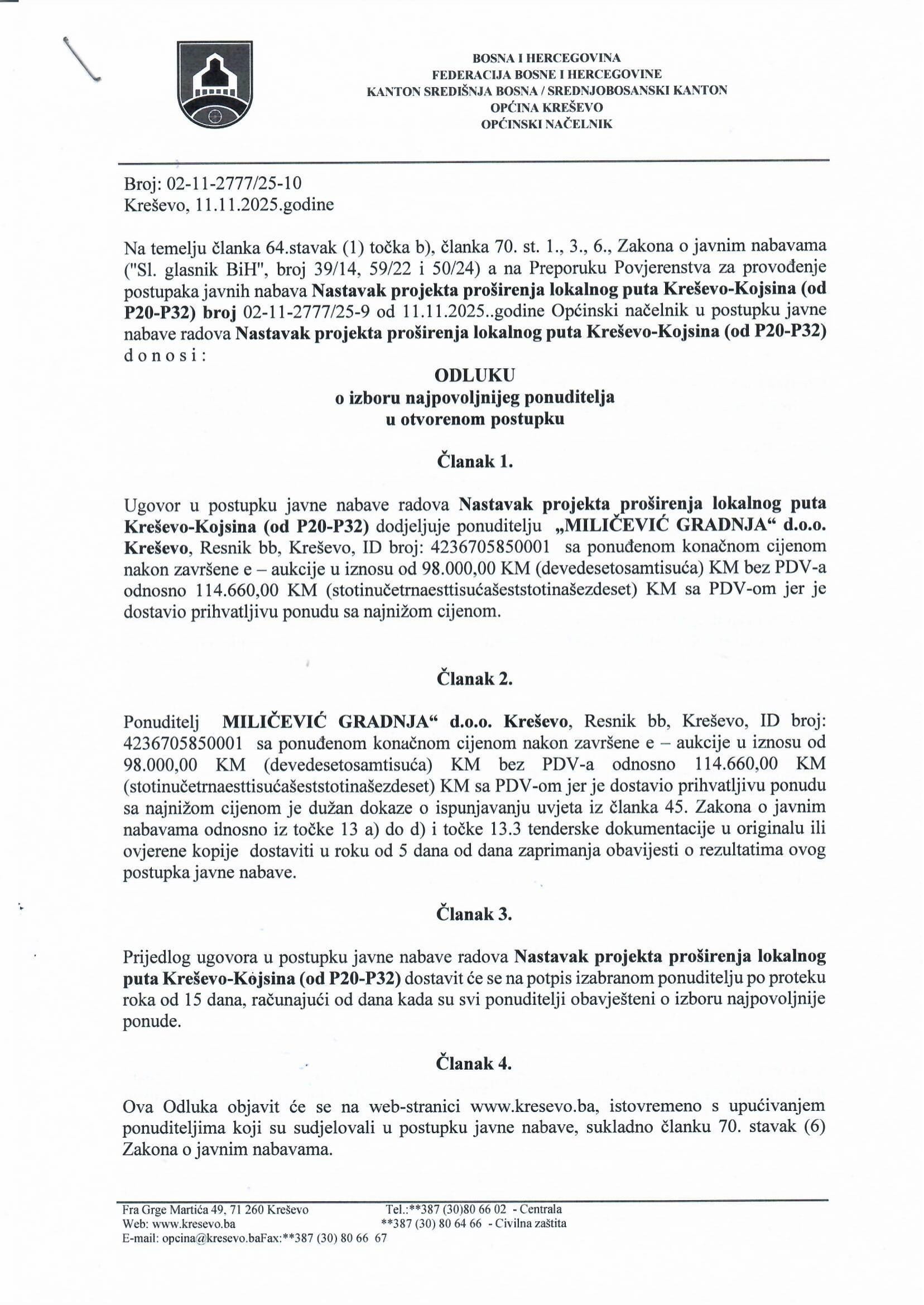 Odluka_o_izboru_najpovoljnijeg_ponuditelja-Nastavak_projekta_proširenja_lokalnog_puta_Kreševo-Kojsina_od_P20-P32-1.jpg