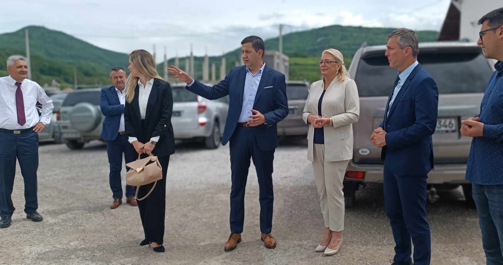 Predsjednica Federacije BiH Lidija Bradara i nova Uprava EP HZ-HB službeno posjetila Kreševo